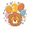 3rd Birthday Leo Kids Birthday