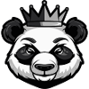 Panda Head Crown