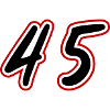 45 Number symbol
