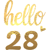 Hello 28 gold