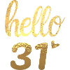 Hello 31 Gold