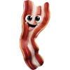 Glücklich Bacon