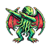 Funny Dabbing Cthulhu Dabbing Design