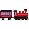 Eisenbahn, Zug, Dampflok