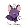 Süse Halloween Fledermaus