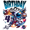 Astronaute 4e anniversaire Espace