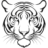 minimalist tiger