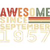 September 1957, birthday present September 1957