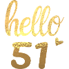 Hello 51 Gold