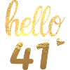 Hello 41 gold