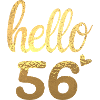 Hello 56 doré