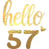 Hello 57 gold