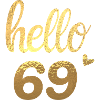 Hello 69 gold