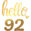 Hello 92 doré
