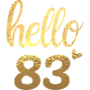 Hello 83 gold