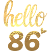 Hello 86 gold