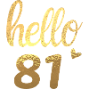 Hello 81 gold