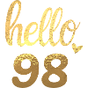 Hello 98 doré