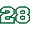Numéro 28 sport vert