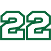 Number 22 green sport