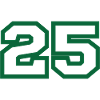 Number 25 green sport
