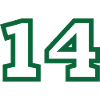 Number 14 green sport