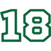Numéro 18 sport vert
