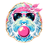 Bernedoodle Dog Chewing Gum