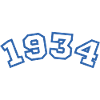 1934 bleu sport