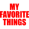 my favorite things