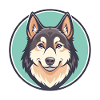 Groenlandia cane razza cartone animato Kawaii clipart animale