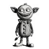 Gruseliges Monster Design Halloween Gnome Outfit