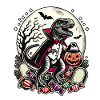 Drôle T-Rex vampire menteur bonbons