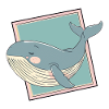 Whale marine animals underwater