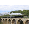 SBB locomotive on viaduct
