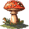 Champignon Pixel Gamer