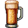 Chope à bière bière pixel
