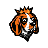 Beagle Dog Head Crown
