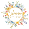Lehrerin mit Herz! Personalisierbares Design