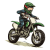 Motocross and dirt bike