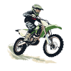Motocross and dirt bike