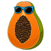 Exotic Fruit Vitamins Cool Papaya