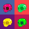skull squares
