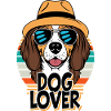 Dog Lover Retro Design