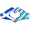 Scotland Bavaria Hands Heart Shape