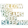 Follow Your Dreams Keep Sleeping