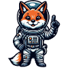 Astronaut Fox Space Cosmonaut Universe
