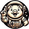 Astronaut Pig Space Universe Cosmonaut