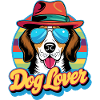 Dog Lover Retro Design