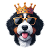 Bernedoodle Dog Crown